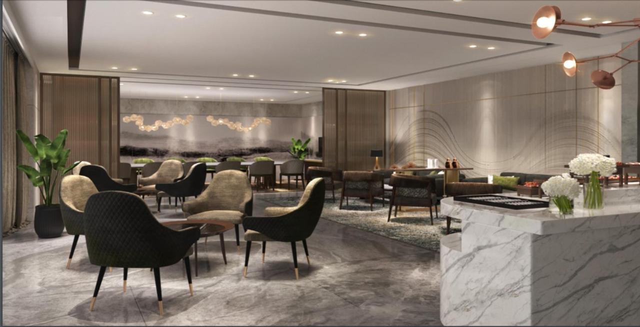 Radisson Blu Mumbai International Airport Hotel ภายนอก รูปภาพ The Club lounge at Beijing Capital International Airport